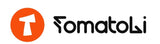 Store logo with a circular red dot with the initial T written inside it to the left and the text in black bold small case letters TomatoLi to the right of the logo.