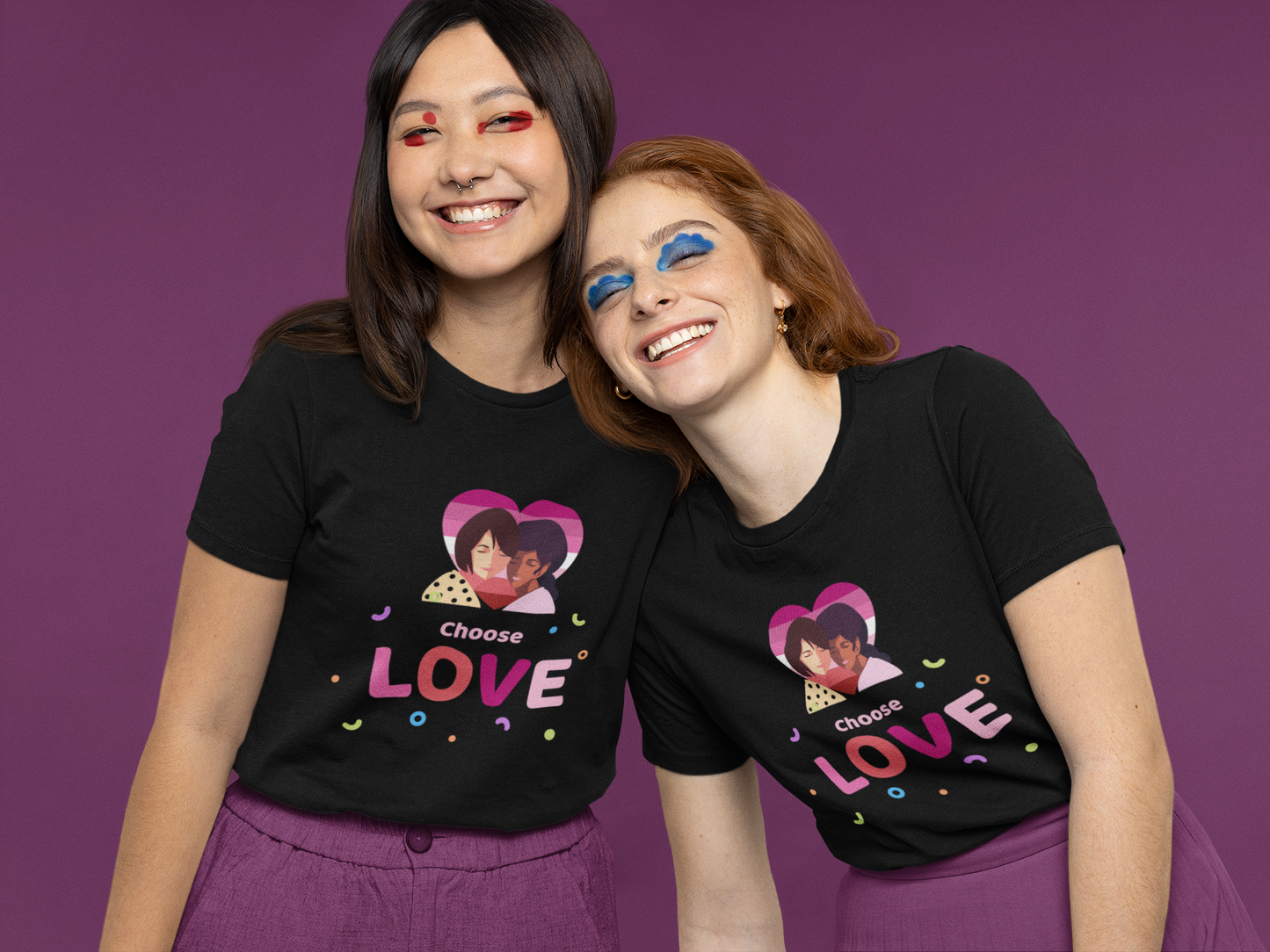 Choose Love - Premium cotton tee - Love is Love...