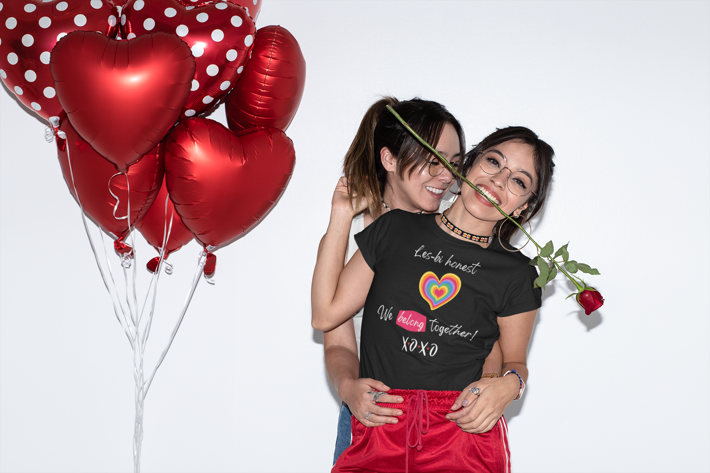 Les-bi honest - Premium cotton tee - Love is Love...