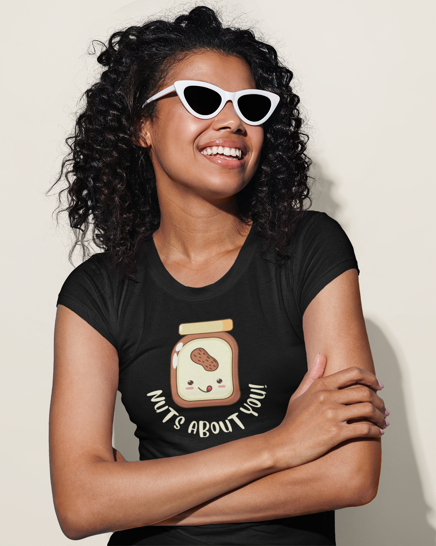 Nuts about you - Premium cotton tee celebrating love...