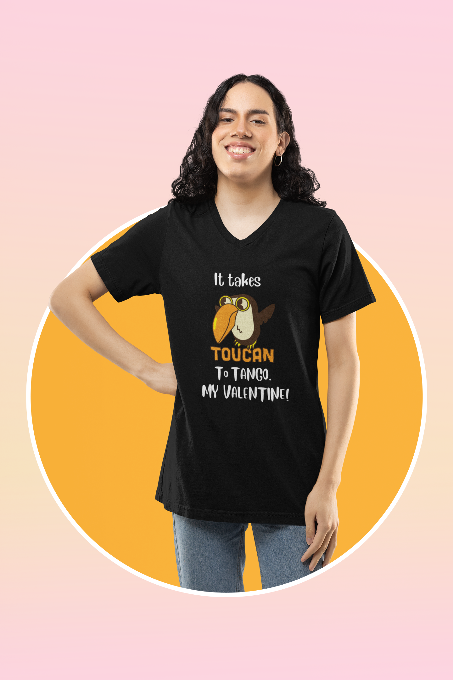 Toucan Tango - Premium cotton tee celebrating love...