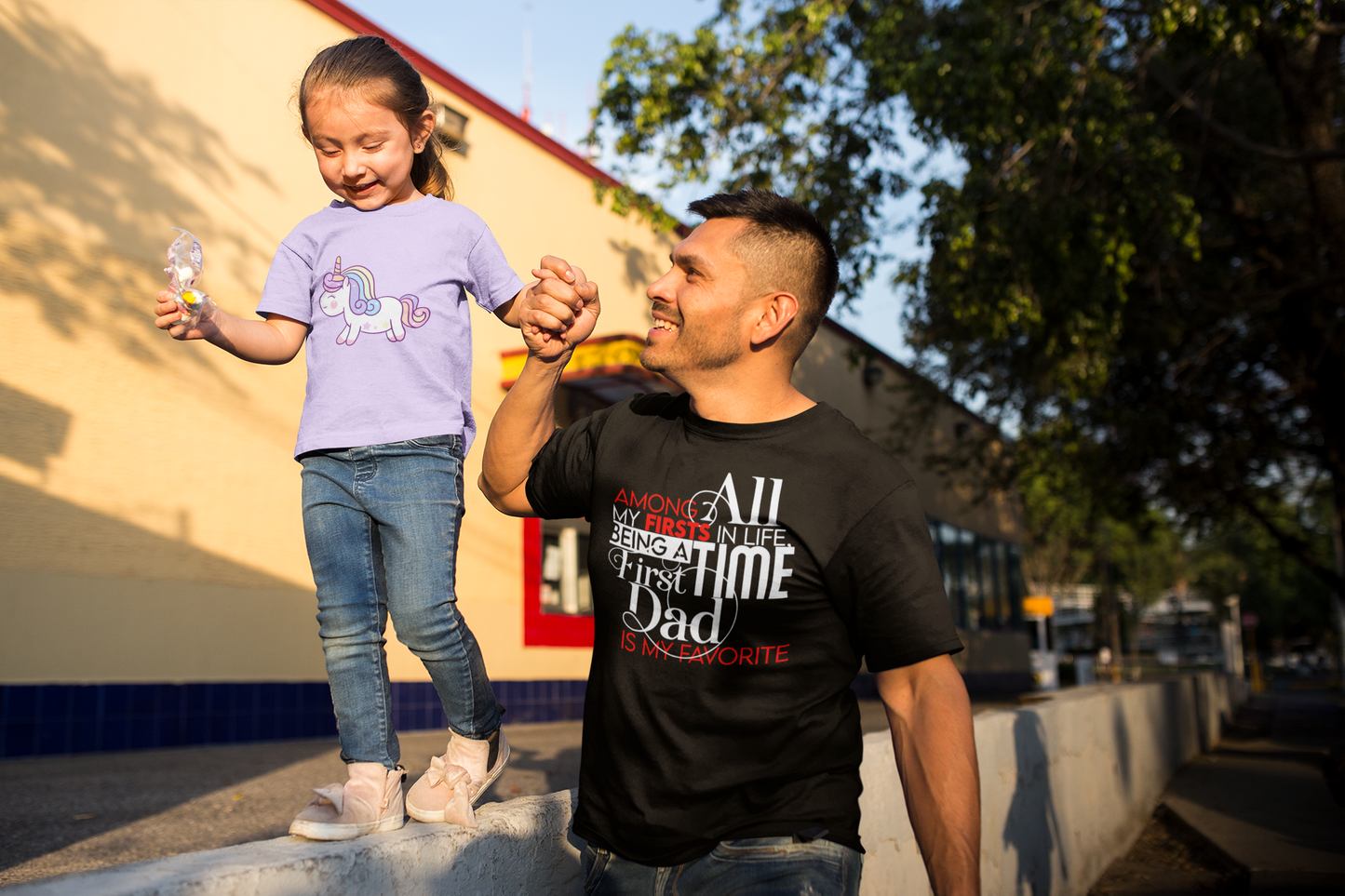 First time Dad - Men's Premium Cotton...