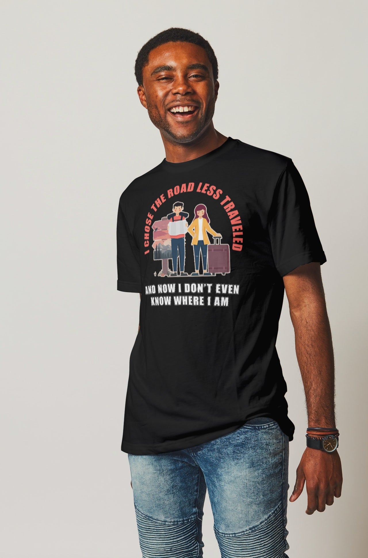 Road less travelled - Premium cotton...